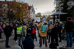 Eine Querdenker-Demonstration in München