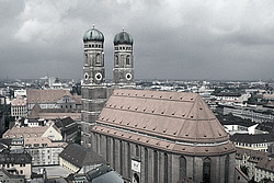 Blick auf den Münchner Liebfrauendom