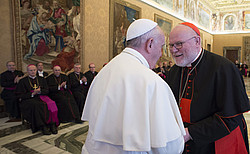 Papst Franziskus und Kardinal Marx