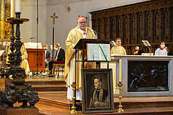 Kardinal Reinhard Marx beim Gedenkgottesdienst für Pater Rupert Mayer