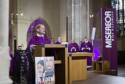 MISEREOR-Hauptgeschäftsführer Pirmin Spiegel beim Eröffnungsgottesdienst der Fastenaktion 2020 in Erfurt. 